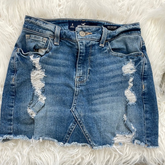 Hollister Dresses & Skirts - Hollister Jean Skirt Size 0